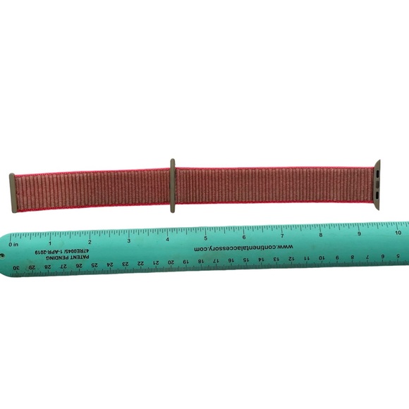 5/$20 NEW Nylon Sport Loop Band Neon Pink Brown Apple Watch 44/45/49 mm - Picture 3 of 7